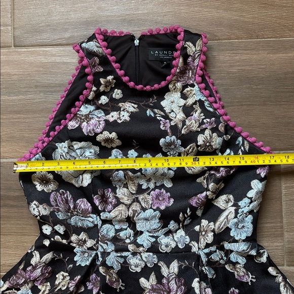 Black Floral Chinese Laundry Dress - Picture 5 of 11